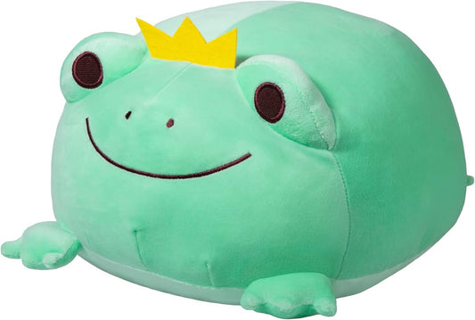 Cuddly Frog Plush Pillow for Kids Adults, Chubby Frog Stuffed Animal for Hugging, Gifts for Girls & Boys, Cozy Bedroom Decor Soft Toy