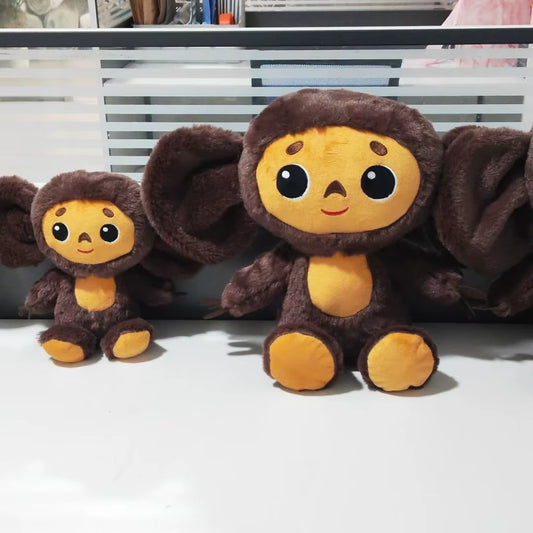 20/30Cm Cheburashka Plush Toy Big Eyes Monkey Plushie Doll Russia Anime Stuffed Animal Soft Sleeping Pillow Kids Appease Gifts