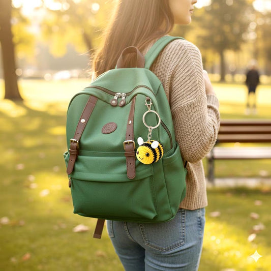 Crochet Bee Keychain: Handmade Amigurumi Bumblebee Bag Charm, Valentine'S Day Gift